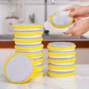 [Sirola] 3 10 PCS Double Sided Dishwashing Sponge Dish Washing Brush Pan Pot Dish Wash Sponges Household Cleaning Reusable Kitchen Tool