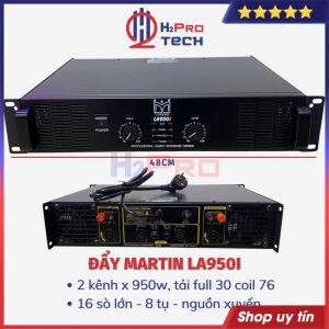 Cục Đẩy Công Suất 2 Kênh Martin La950I 2X950W Nguồn Xuyến Tải Loa Full 30 Coil 76– H2Pro Tech