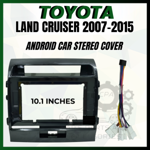 CPA ANDROID CAR STEREO COVER  FOR TOYOTA LAND CRUISER 2007-2015 #8626 / WIRE #9467