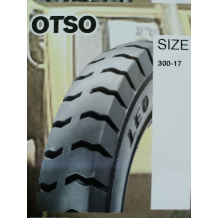 NEW 300-17 LEO OTSO 8 PLY (LEO TIRE BRAND) TUBETYPE | Lazada PH