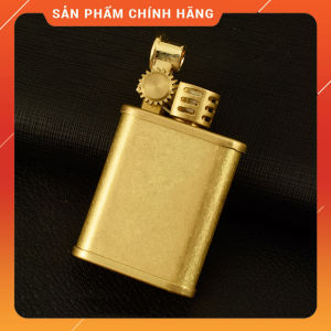 Hộp Quẹt Bật Lửa Zorro Z587 Thiết Kế Cổ Điển Màu Vàng Bụi - Dùng Xăng Bấc Đá