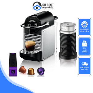 Máy Pha Cà Phê Viên Nén Delonghi Pixie Nespresso EN 127.S Máy Pha Cafe Espresso Cappuccino Áp Suất 19Bar Dung Tích 700ml Nhập Đức Bảo Hành 12 Tháng
