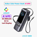 Pin Sạc Dự Phòng Anker Zolo A1695 165W 25000mAh 3C1A | Tích Hợp Cáp USB-C Cuộn | PD QC PPS 2.0. 