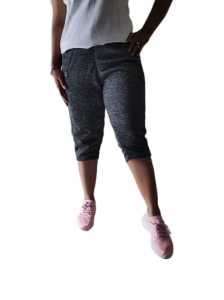 Celana olahraga 7/8 SUPER JUMBO wanita Celana senam wanita bahan babyterry Celana santai wanita