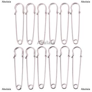 [COD] Abulaia 12pcs ขนาดใหญ่หนักสแตนเลสขนาดใหญ่จัมโบ้ความปลอดภัย PIN ผ้าห่มหัตถกรรม