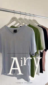 maison KEEPS | Airy V-neck Tee | เสื้อยืดเบสิคผ้าเบาสบายเหมาะกับอากาศเมืองไทย