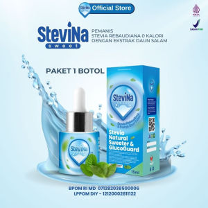 Stevina sweet Pemanis Stevia Cair 0 Kalori isi 15ml Paket 1 Botol