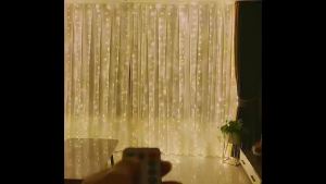 Usb 8 Modes Led Curtain Light Home Bedroom Wedding Cold Warm White Multicolored 3M 3Mx1M Led String Lights Holiday Party Decoration Holiday New Year 5V Usb Port