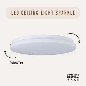 Basic Sparkle Ceiling Light | Guan Seng Electrical
