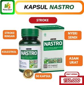 Obat Gejala Stroke | Obat Herbal Gejala Stroke NASTRO Griya Herba HALAL BPOM Original
