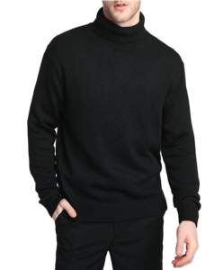 #0832 Hot!!! Knitted turtle neck long sleeve shirts for men Korean Style Tops Blouse Sweater mens fashion