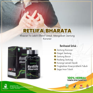 Obat JANTUNG BENGKAK KORONER JANTUNG BOCOR Original 100% PRODUK BHARATA BERGARANSI RETLIFA BHARATA