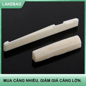 【LAKEBAO】 Ngà trâu xương cầu yên ngựa và rãnh Nut cho 6 Chuỗi Acoustic Guitar