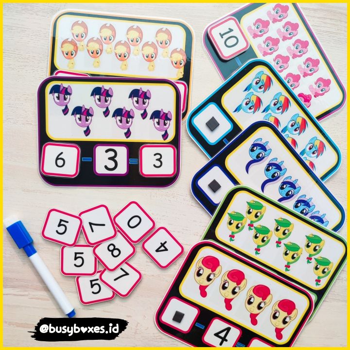 [busyboxes.id]Mainan Edukasi Mainan Berhitung Counting Card Kartu ...
