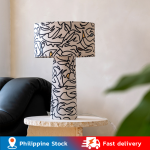 💥Dream Best🔥 Artistic Creative Designer Pattern Bedroom Bedside Desk Lamp French Medieval High Grade Style Study Decorative Table Lamp