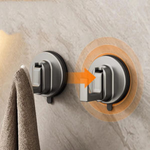 Strong Vacuum Suction Cup Hooks Reusable Single Hook Non-Marking No Punching Easy To Install Bathroom Clothes Hanger