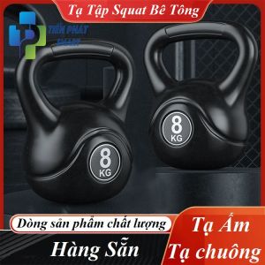 Kettlebell Bền Bỉ 8KG Cao Cấp - Tạ Tập Gym Đa Năng Giảm Cân & Tăng Cơ Bắp