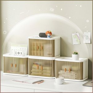 Storage Rack Multi-layer Tray Lightweight Storage Box Transparent Window Simplicity Beautiful