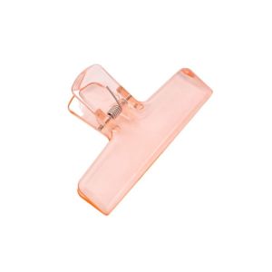 CLARO Transparent Binder Clip Colorful Acrylic File Clamps Holder  School Supplies Planner Clip