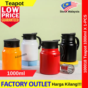 1000ml Teapot With Filter 304 Stainless Steel Teapot Stewed #100018 #闷茶壶 #teapot #保温壶 #thermos flask