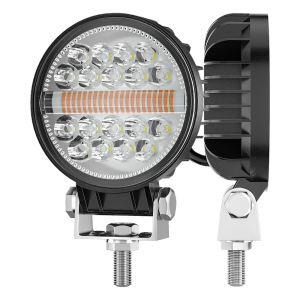Lampu Sorot Mobil LED Floodlight IP67 Cool White 128W/96W 2in1 Color 4-Inci 37MM Sorot Kendaraan
