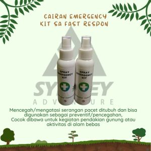 Spray Anti Serangga & Pacet Emergency Kit - Perlindungan Alami Praktis Botol Plastik