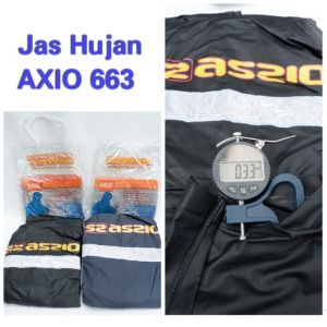 BISA COD (BAYAR DITEMPAT)/Jas Hujan Axio Karet 663 Original/Mantel Hujan Axio Rubber 663 Import