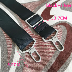 Bag shoulder strap nylon strap white fashionable adjustable length shoulder strap single shoulder diagonal cross shoulder strap accessories high-end fashionable strap