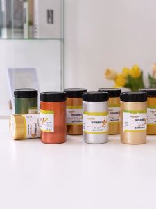 Golden Acrylic Paint Metallic Copper Gold Silver Buddha Gold Waterproof Pearlescent for Stone Art