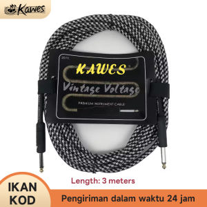 KAWES Kabel Kabel Gitar Listrik Kabel Kabel Jack Pengurangan Kebisingan Kabel Bass