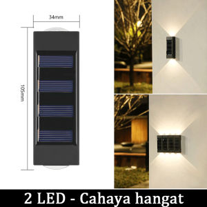 Calden Lampu Dinding Tenaga Surya / COB Sensor Light / Dinding Hias Taman Outdoor / Waterproof Lampu Anti Air / Lampu Taman Tenaga Surya