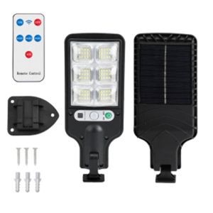 HOUCHU Waterproof LED Solar Street Lights 3 Light Mode 108COB Solar Wall Lamp Multifunctional with Remote Control Motion Sensor Solar Light For Front Door Garden