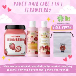 [BPOM] Paket Hair Care 3in1 Free Pouch / Hampers Hair Care Isi 3 Pcs / Hampers 3in1 Shampo Conditioner Hair Mask