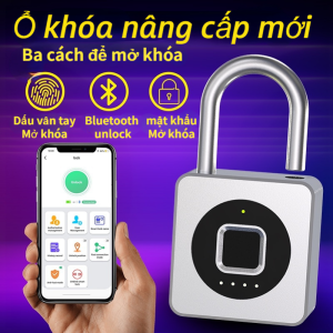 elinkSmart Khóa vân tay Khóa thông minh Kết nối Bluetooth Ứng dụng Mở khóa Không cần chìa khóa Chống thấm nước Khóa cửa an ninh chống gỉ