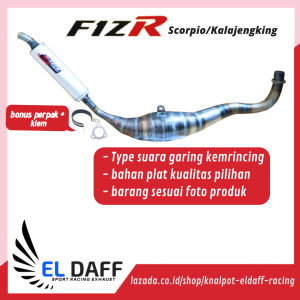Knalpot / Kenalpot Racing Kolong FIZR / F1ZR Suara Ninja Garing Gemrincing Model Scorpio Kalajengking Silincer Alumunium Ai Tech