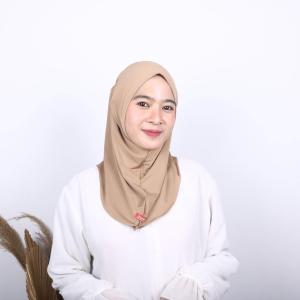 Jilbab Bergo Instan Dewasa Jersey Premium Hijab Tania Non Pet / Pad Muslim Jersey Daily Olahraga Kerudung Sport Jilbab Sporty Khimar Size S Polos Promo Harmoni Shamira Wanita Terbaru