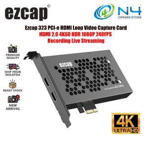 EZCAP 323 Live Gamer Ultra PCI-e Gen2 HDMI 4K 60 FPS Video Capture Card for PS5 XBOX and PC Gaming Capture Recording