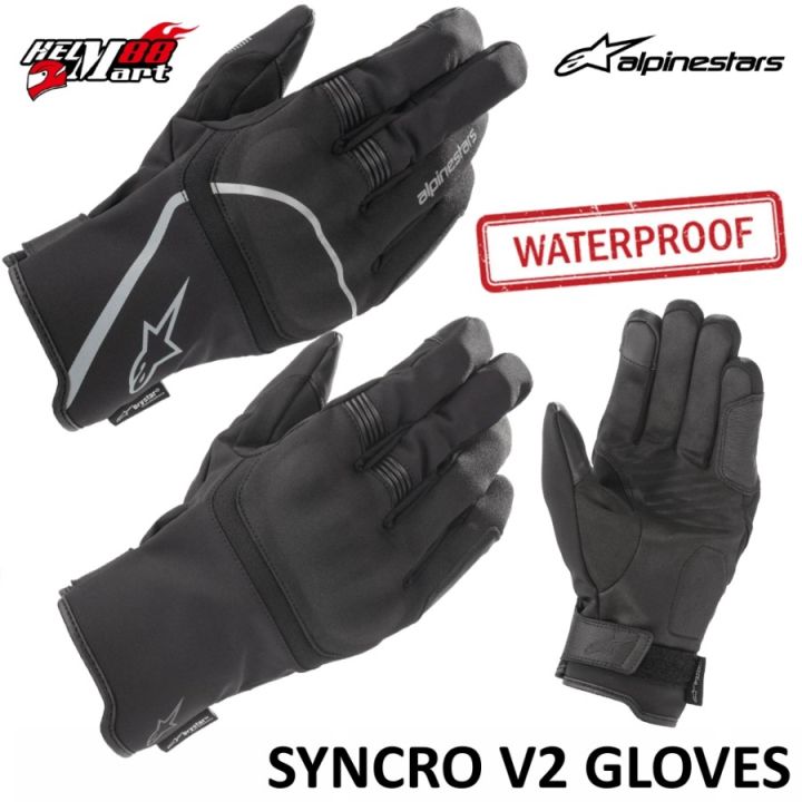 Alpinestars SYNCRO V2 Gloves WATERPROOF - Sarung Tangan Riding Original