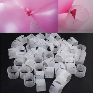 (Isi 10 Pcs) Klip Balon Bentuk Flower Clip Anulus Balloon Pengait Rangkai Perlengkapan Ultah Rangkaian