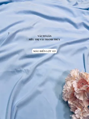 VẢI TƠ GÂN( TƠ NHUNG) MAY ÁO DÀI-DÒNG VẢI TRUNG CẤP