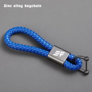 Kail Braided Rope Metal Car Keychain Anti-Lost Keyring Key Fob Holder Accessories for JETOUR T2 Traveler 2024 2025 2026 K7M2P