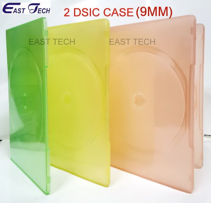 CD VCD DVD 9mm Multi Colour cases casing case 2 DISC | Lazada