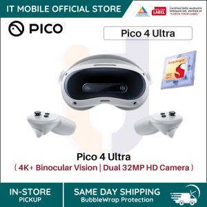 PICO 4 Ultra VR Headset | 12GB + 256GB | Four Environment Tracking Cameras | 1 Year PICO Warranty