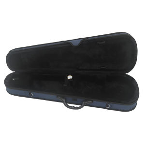 High-end Violin Case 4/4 Violin Triangle Hygrometer Lightweight Pressure-Resistant Blue Case Violin Bag #