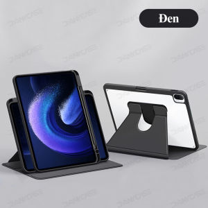 DANYCASE Vỏ xoay 360 ° cho máy tính bảng Xiaomi Pad 8/8pro 11.2inch Mi pad 7/7pro/6/6pro 11inch Mi pad 5/5pro 11inch Mipad 6S Pro 12.4“ giá đỡ máy tính bảng bìa với hộp đựng bút chì