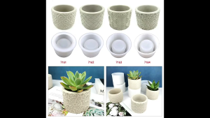 Silicone Flower Pot Mold Concrete Candlestick Silicone Mold Holder Mold Succulent Planter Mold Gypsum Mold