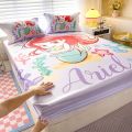 Dansunreve Elsa Fitted Sheet Disney/Marvel Series Snow White Bedsheet Single/Queen/King Cartoon Mattress Protector. 