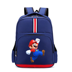 Super Mario kids bags classic game Mario Bros childrens backpack wearable toddler schoolbag 3-8-year-old student satchel go back to school knapsack Childrens Day gift rucksack