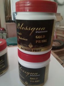 promo grosir 2 kaleng cat emas blessqua CAT EMAS WATERBASED  super cat  emas gold 100 blessqua