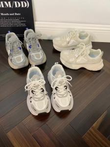 Renben Womens Shoes New Mesh Breathable Dad Shoes High Appearance Value Hot-Selling Ultra-Light Soft Sole Military Training Running Sports Shoes